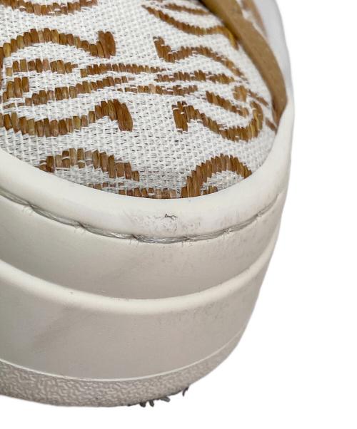 Salvatore Ferragamo（サルヴァトーレ フェラガモ）Salvatore Ferragamo (サルヴァトーレ フェラガモ) DAHLIAスニーカー ホワイト×ブラウン サイズ:7の古着・服飾アイテム