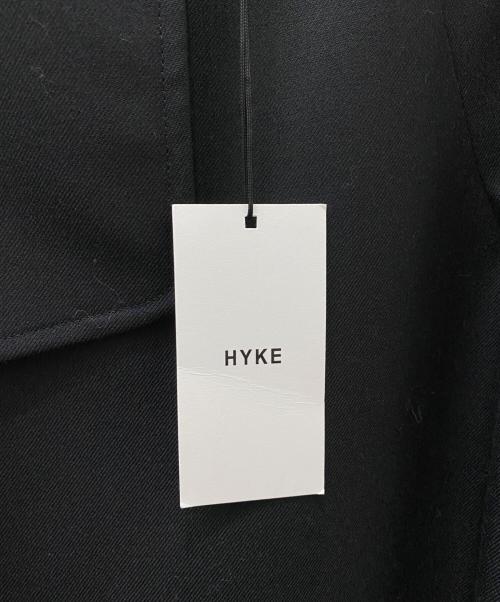 HYKE（ハイク）HYKE (ハイク) ノーカラーコート ブラック サイズ:3の古着・服飾アイテム