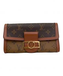 LOUIS VUITTON（ルイ ヴィトン）の古着「ポルトフォイユ・サラ ドーフィーヌ」｜ブラウン