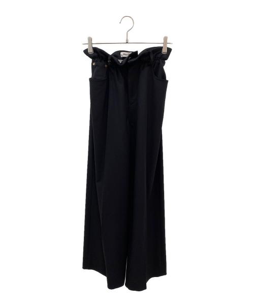 MIU MIU（ミュウミュウ）MIU MIU (ミュウミュウ) スラックス ブラック サイズ:36の古着・服飾アイテム