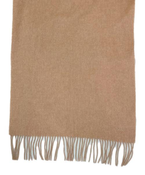 Chloe（クロエ）Chloe (クロエ) 大判マフラー ピンクの古着・服飾アイテム