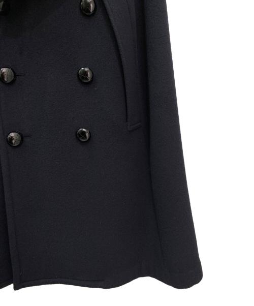 MADISON BLUE（マディソンブルー）MADISON BLUE (マディソンブルー) BIG P CAPE カシミヤ混ケープコート ネイビー サイズ:00の古着・服飾アイテム