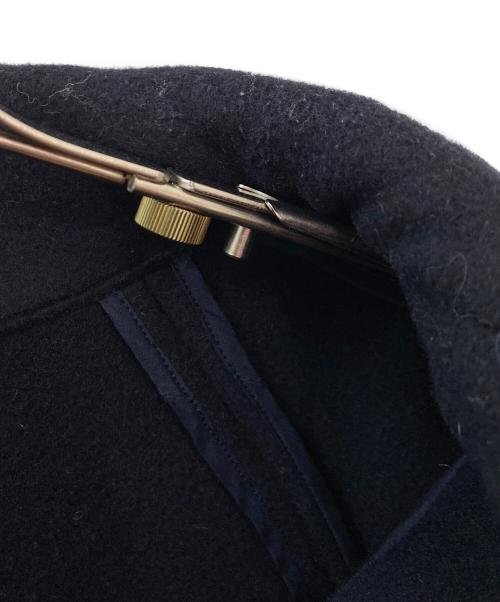 MADISON BLUE（マディソンブルー）MADISON BLUE (マディソンブルー) BIG P CAPE カシミヤ混ケープコート ネイビー サイズ:00の古着・服飾アイテム