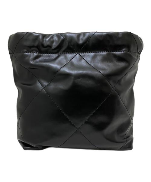 CHANEL（シャネル）CHANEL (シャネル) シャネル22 ミニ ブラック×シルバー金具 サイズ:ミニの古着・服飾アイテム