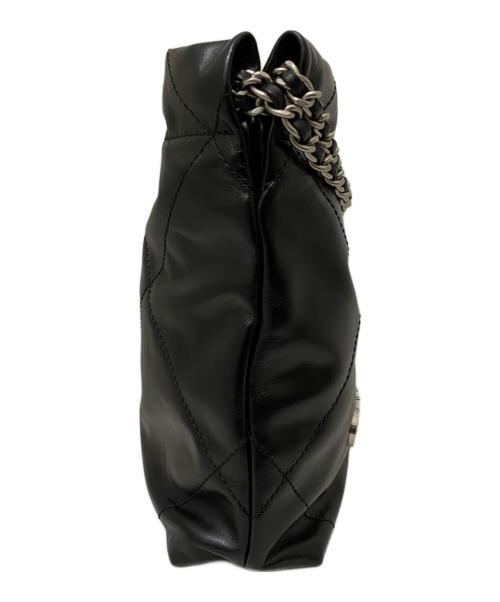 CHANEL（シャネル）CHANEL (シャネル) シャネル22 ミニ ブラック×シルバー金具 サイズ:ミニの古着・服飾アイテム