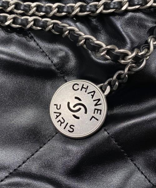 CHANEL（シャネル）CHANEL (シャネル) シャネル22 ミニ ブラック×シルバー金具 サイズ:ミニの古着・服飾アイテム