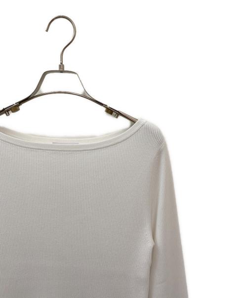 EVERYDAY I LIKE.（エヴリデイ アイ ライク）EVERYDAY I LIKE. (エヴリデイ アイ ライク) Eloise ボートネックニット ホワイト サイズ:Freeの古着・服飾アイテム