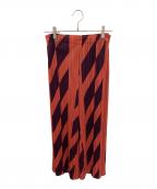 PLEATS PLEASEプリーツプリーズ）の古着「パンツ」｜ピンク×パープル