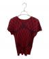 PLEATS PLEASE（プリーツプリーズ）の古着「半袖カットソー」｜レッド
