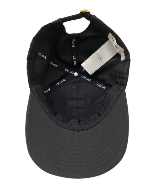 CELINE（セリーヌ）CELINE (セリーヌ) ベースボールキャップ ブラック サイズ:Mの古着・服飾アイテム