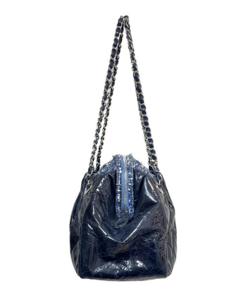 CHANEL（シャネル）CHANEL (シャネル) ショルダーバッグ ブルーの古着・服飾アイテム