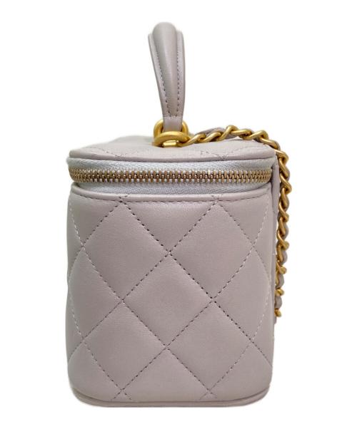 CHANEL（シャネル）CHANEL (シャネル) バニティバッグ グレーの古着・服飾アイテム