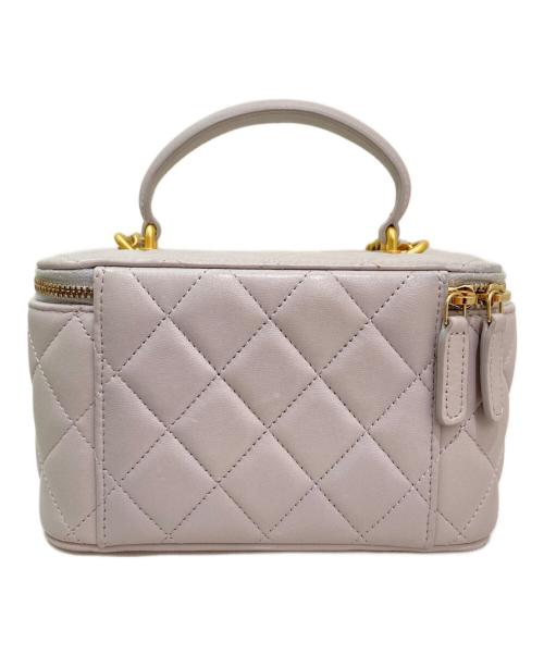 CHANEL（シャネル）CHANEL (シャネル) バニティバッグ グレーの古着・服飾アイテム