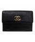CHANEL（シャネル）の古着「コンパクトウォレット」｜ブラック