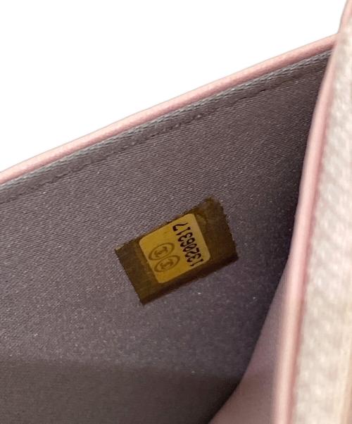 CHANEL（シャネル）CHANEL (シャネル) カメリアチェーンショルダーバッグ ピンクの古着・服飾アイテム