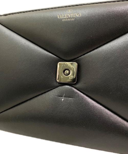 VALENTINO（ヴァレンティノ）VALENTINO (ヴァレンティノ) ワンスタッズチェーンショルダーバッグ ブラックの古着・服飾アイテム