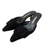 Manolo Blahnikマノロブラニク）の古着「MAYSALEミュール」｜ブラック