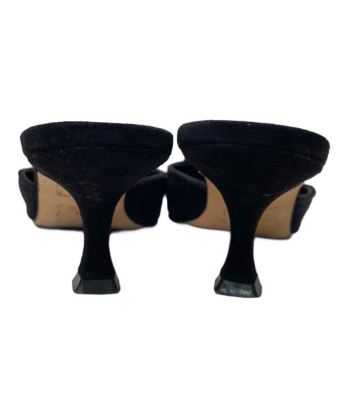 Manolo Blahnik（マノロブラニク）Manolo Blahnik (マノロブラニク) MAYSALEミュール ブラック サイズ:36 1/2の古着・服飾アイテム