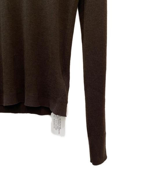 THE STORE byC（ザ ストア バイシー）THE STORE byC (ザ ストア バイシー) 【COCUCA】シアーリブニット ブラウン サイズ:Freeの古着・服飾アイテム