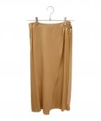 VINCEヴィンス）の古着「VINPスカート」｜ゴールド