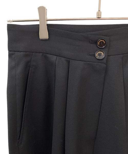 STRASBURGO（ストラスブルゴ）STRASBURGO (ストラスブルゴ) ウール混パンツ ブラック サイズ:36の古着・服飾アイテム