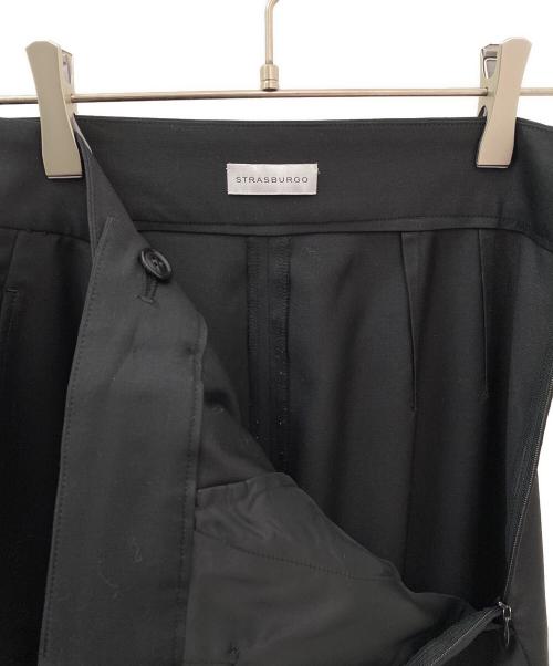 STRASBURGO（ストラスブルゴ）STRASBURGO (ストラスブルゴ) ウール混パンツ ブラック サイズ:36の古着・服飾アイテム