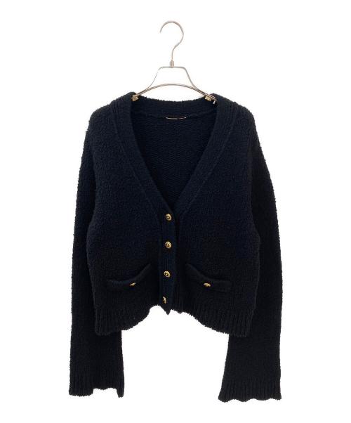 DEUXIEME CLASSE（ドゥーズィエム クラス）Deuxieme Classe (ドゥーズィエム クラス) Classy カーディガン ブラック サイズ:Freeの古着・服飾アイテム