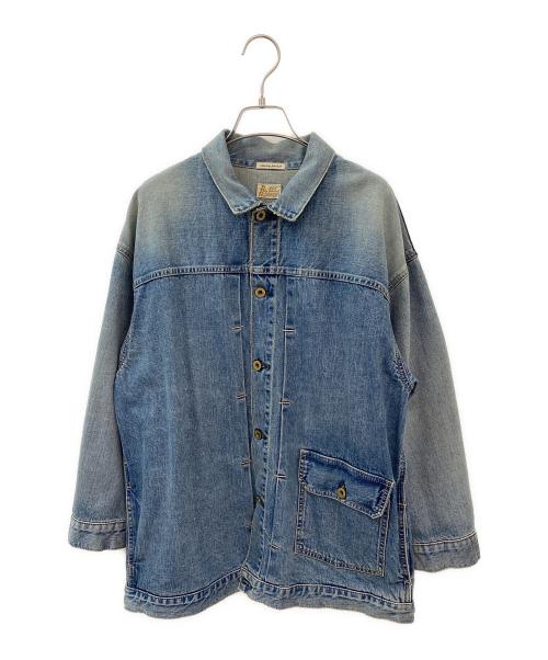 Attick by Johnbull（アティックバイジョンブル）Attick by Johnbull (アティックバイジョンブル) デニムジャケット インディゴ サイズ:Freeの古着・服飾アイテム