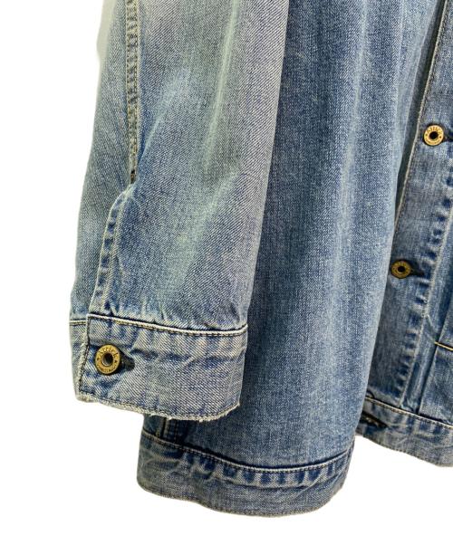 Attick by Johnbull（アティックバイジョンブル）Attick by Johnbull (アティックバイジョンブル) デニムジャケット インディゴ サイズ:Freeの古着・服飾アイテム
