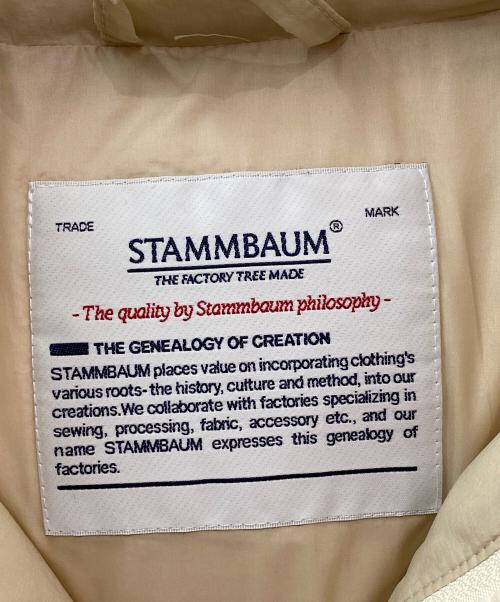 STAMMBAUM（シュタンバウム）STAMMBAUM (シュタンバウム) OLMETEX SHORT DOWN JACKET ベージュ サイズ:Freeの古着・服飾アイテム