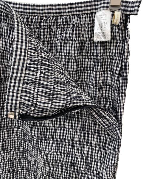 ne quittez pas（ヌキテパ）ne quittez pas (ヌキテパ) Poplin Shirring Skirt ブラック サイズ:Mの古着・服飾アイテム