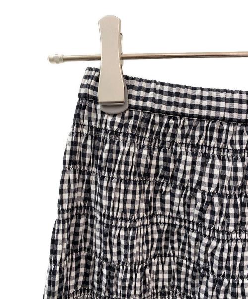 ne quittez pas（ヌキテパ）ne quittez pas (ヌキテパ) Poplin Shirring Skirt ブラック サイズ:Mの古着・服飾アイテム