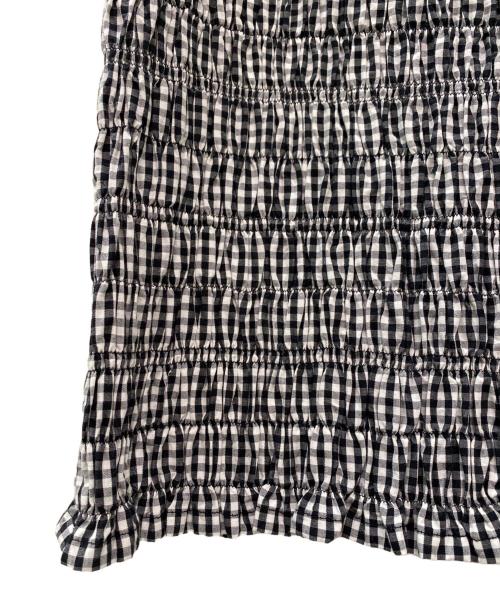 ne quittez pas（ヌキテパ）ne quittez pas (ヌキテパ) Poplin Shirring Skirt ブラック サイズ:Mの古着・服飾アイテム