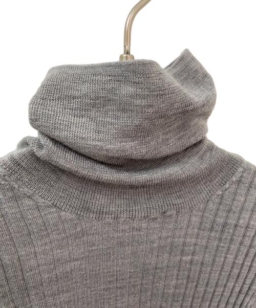 MADISON BLUE（マディソンブルー）MADISON BLUE (マディソンブルー) TURTLE NECK WIDE RIB グレー サイズ:00の古着・服飾アイテム