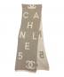 CHANEL (シャネル) ココマークロゴマフラー ベージュ：110000円