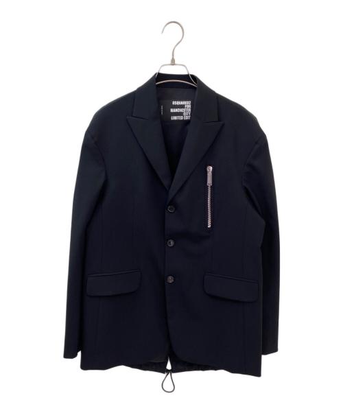 DSQUARED2（ディースクエアード）DSQUARED2 (ディースクエアード) Aviator Jacket ブラック サイズ:44の古着・服飾アイテム