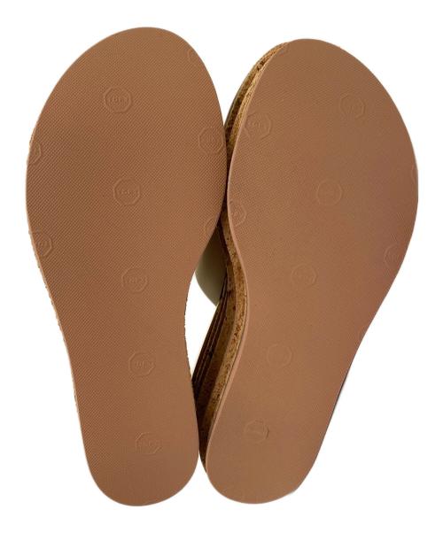 Chloe（クロエ）Chloe (クロエ) ウェッジソールサンダル アイボリー サイズ:-の古着・服飾アイテム