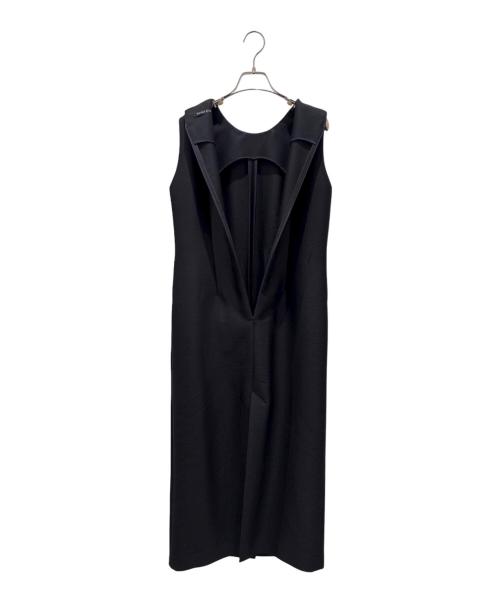 KEINA RITA（ケイナ リタ）KEINA RITA (ケイナ リタ) Silk Wool Vent Dress KD241-026 ブラック サイズ:38の古着・服飾アイテム