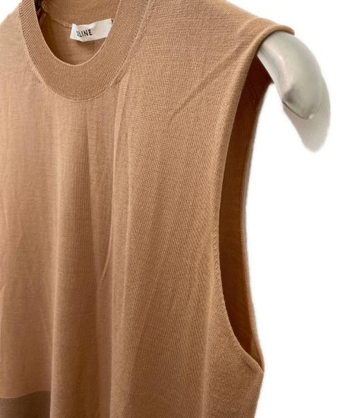 CELINE（セリーヌ）CELINE (セリーヌ) ノースリーブニット ブラウン サイズ:XSの古着・服飾アイテム