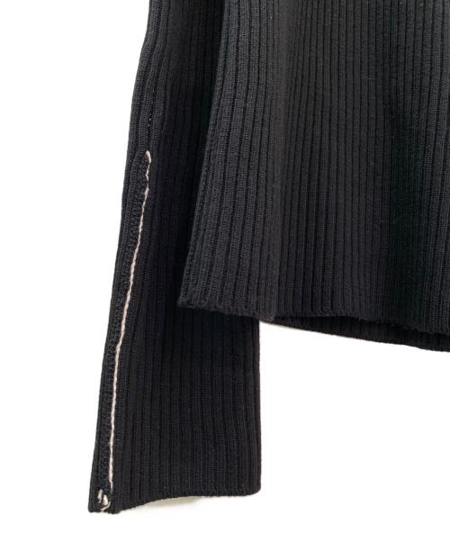 MM6 Maison Margiela（エムエムシックスメゾンマルジェラ）MM6 Maison Margiela (エムエムシックスメゾンマルジェラ) タートルネックニット ブラック サイズ:Mの古着・服飾アイテム