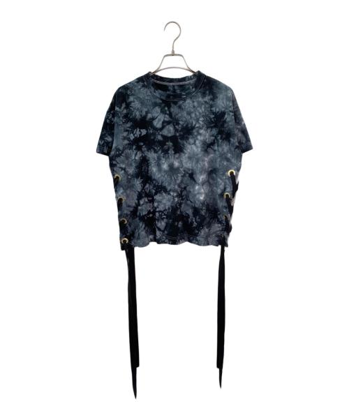 sacai（サカイ）sacai (サカイ) タイダイ柄レースアップカットソー グレー サイズ:1の古着・服飾アイテム