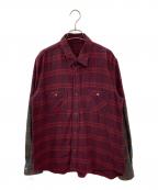 sacaiサカイ）の古着「チェックシャツ」｜レッド