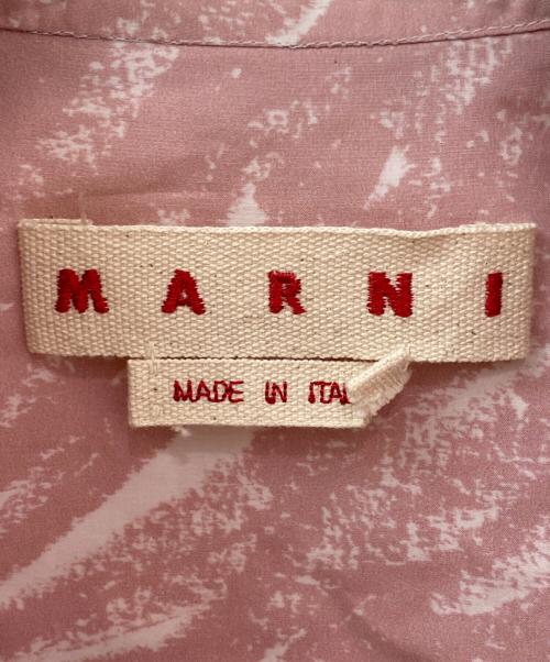 MARNI（マルニ）MARNI (マルニ) ロゴシャツ ピンク サイズ:38の古着・服飾アイテム