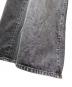 中古・古着 HYKE (ハイク) DENIM SUPER WIDE LEG JEANS ブラック サイズ:1：28000円