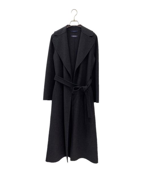 'S Max Mara（エスマックスマーラ）'S Max Mara (エスマックスマーラ) ESTURIA ダブルフェイス ロングウールコート グレー サイズ:40の古着・服飾アイテム