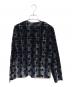 Y's (ワイズ) HOUNDTOOTH DOTS TULLE ROUND NECK LONG SLEEVE CARDIGAN ネイビー サイズ:2：33000円