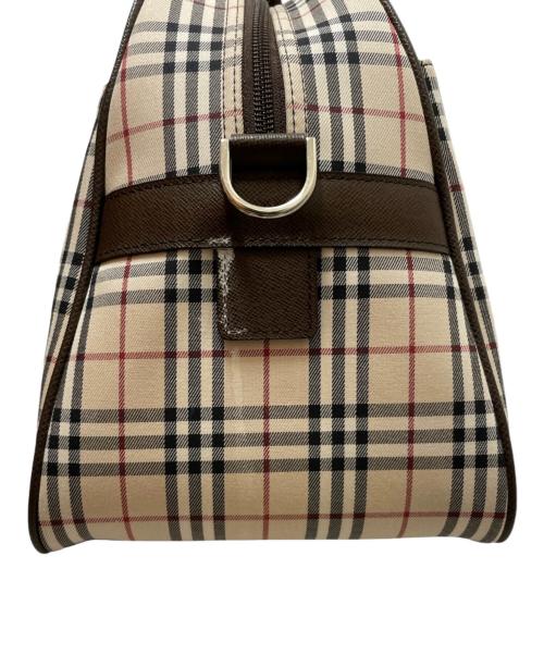 BURBERRY（バーバリー）BURBERRY (バーバリー) ノバチェックボストンバック・ボストンバッグ ベージュの古着・服飾アイテム