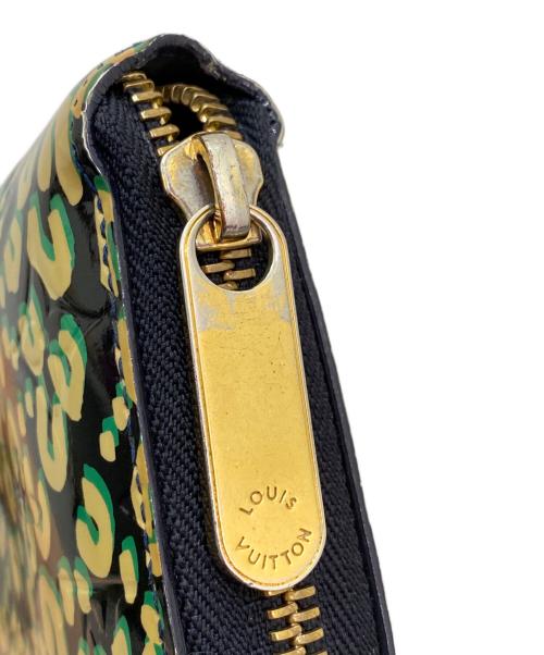 LOUIS VUITTON（ルイ ヴィトン）LOUIS VUITTON (ルイ ヴィトン) ヴェルニジッピーウォレット ブラック×イエローの古着・服飾アイテム