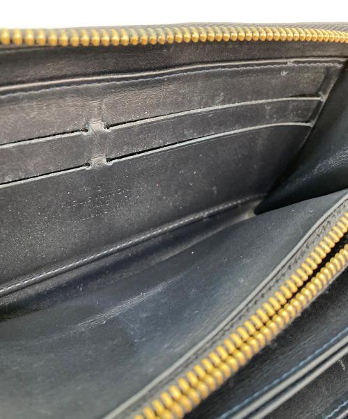 LOUIS VUITTON（ルイ ヴィトン）LOUIS VUITTON (ルイ ヴィトン) ヴェルニジッピーウォレット ブラック×イエローの古着・服飾アイテム