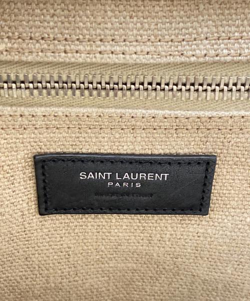 Saint Laurent Paris（サンローランパリ）Saint Laurent Paris (サンローランパリ) RIVE GAUCHE　トートバッグ ベージュの古着・服飾アイテム